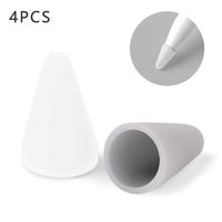 ChillyFar Writing Nib Cover for Apple Pencil IPencil Tips Protector Compatible with Apple Pencil 1st & 2nd Silicone IPencil cil Nibs Cover for IPad Pencil Tips Writing/Drawing Protection (4Pcs/Pack