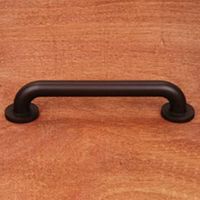 Rk International - Rki 12" Plain Base Grab Bar (Rkigtprb1)-Oil Rubbed Bronze