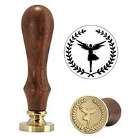 Elegant Ballet Dancer Wax Stamp, Yoption Vintage Retro Elegant Ballet Dancer Wax Stamp, Great for Embellishment of Cards Envelopes, Invitations, Wine Packages,Ideal Gift (Ballet Dancer #3)