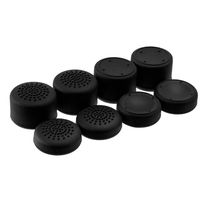 AceShot Thumb Grips (8pc) for Xbox One (One S & X) by Foamy Lizard - Sweat Free 100% Silicone Precision Raised Antislip Rubber Analog Stick Grips For Xbox One Controller (8 grips) BLACK