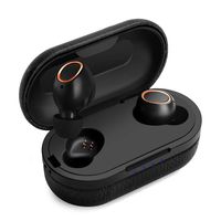 True Wireless Earbuds 5.0 Compatible with Bluetooth, Barsone Deep Bass HiFi Stereo in-Ear Earphones Waterproof Built-in Noise-Cancelling Mic with Leather Charging Case for 40hours Extended Playtime