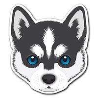 Husky - [CUSTOMI] Dog Breed Decal Sticker for Car Truck Macbook Laptop Air Pro Vinyl