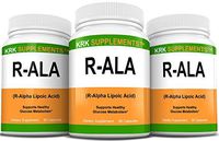3 Bottles R-ALA R-Alpha Lipoic Acid 200mg 270 Total Capsules KRK Supplements