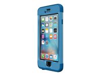 Lifeproof NÜÜD SERIES iPhone 6s Plus ONLY Waterproof Case - Retail Packaging - CLIFF DIVE (BEACHY BLUE/CLEAR/STORMY SEAS BLUE)
