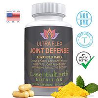 EssentialEarth Nutrition UltraFlex Joint Defense for Men Women - Glucosamine + Chondroitin Tumeric MSM & Boswellia - Natural Inflammatory Response Lubrication Health & Mobility Support for Aches Pain