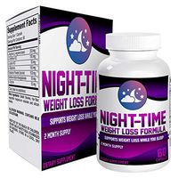 2-Month Nighttime Weight Loss Pills - Supplements - Night Time Fat Burner Supplement - 60 Capsules