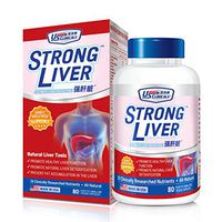 US Clinicals™ StrongLiver™ Ultimate Liver Protection • 19 Clinically Researched Nutrients • All-Natural • Natural Liver Tonic • 80 Veggie Capsules