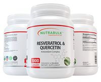 NutraBulk Resveratrol 250mg / Quercetin 120mg Capusules 1000 Count