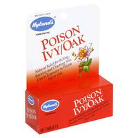 Hyland's Natural Poison Ivy & Poison Oak Relief Tablets, 50 Quick Dissolving Tablets