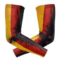 Germany Flag 1 Pair UV Protection Cooling Long Sports Arm Sleeve