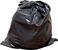 Ox Plastics 45-50 Gallon 2mil Extra Heavy Duty Contractor Garbage Bags, Puncture-Resistant, Made in USA, 37 X 43 (Black, 50 Count)