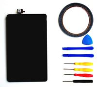 New Replacement Parts for Amazon Kindle Fire 7 5th SV98LN Glass Touch Screen Digitizer + Repair Tool Kit (Black)