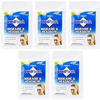 WellPatch Migraine Cooling Headache Pads-4ct (Pack of 5)