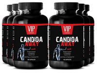 Candida for Men - Candida Away - Yeast Relief - 6 Bottles 360 Capsules