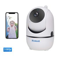 WiFi IP Camera, 1080p Wireless Security Camera Indoor Surveillance System 2.4GHz for Home Baby Pet Monitor with IR Night Vision, Pan/Tilt/Zoom, Motion Detection, Two-Way Audio, Cloud Storage