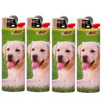 4 x BIC Lighters Animal Lover - Labrador Retriever