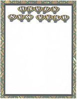 Happy New Year Hot Air Balloons Stationery Printer Paper 26 Sheets