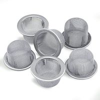 Tianmai 6pcs 0.5Inch Diameter Premium Stainless Steel Mental Screen Filters for Crystal Tobacco Pipe Use