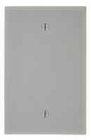 Leviton PJ13-GY 1-Gang Blank Wallplate, Midway Size, Gray