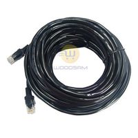 50FT Black RJ45 CAT5 CAT5E ETHERNET LAN NETWORK Patch CABLE Cord Brand New