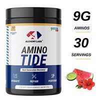 Alchemy Labs - Amino Tide, BCAA & EAA Supplement, Essential Amino Acids, Branch Chain Amino Acids, Workout Supplement for Recovery, Post Workout Supplement, Best BCAA Drink 30 Sv. (Watermelon Twist)