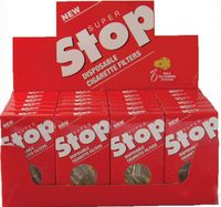 Super Stop Disposable Cigarette Filters - 20 - 30 Count Packs ( 600 Total )