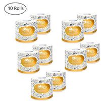 YISTA 10 Rolls Soft and Comfortable Toilet Paper, 120g/Roll 3 Layers Dissolvable Toilet Tissue Skin-Friendly Paper for Household Daily (10 Rolls)