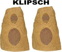 Klipsch AWR-650-SM Sandstone Outdoor Rock Speakers (Pair)