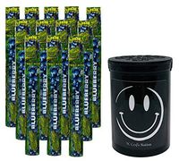Herb Airtight Container Fresh Kettle with Cyclones Blueberry Hemp Cones 12 Count DC Crafts Nation- Happy Face
