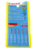 SINGER 4766 Universal Regular Point Sewing Machine Needle, Assorted Sizes, 5-Count