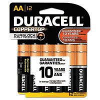 CopperTop Alkaline Batteries with Duralock Power Preserve Technology, AA, 12/Pk, Sold as 2 Package