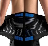 Brand New Deluxe Neoprene Double Pull Lumbar Lower Back Support Brace Exercise Belt (XXXXXXL-(155CM-170CM))