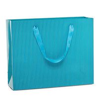 12ea - 12-5/8 X 4-3/8 X 10-1/4 Frnch Blue Pinstrp Eurot Gusset - 4 3/8"