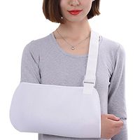 Wgwioo Arm Sling For Medical Breathable Bandage Broken Fracture Dislocation Stabilise The Wrist Adjustable Strap,White2,2Pcs