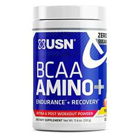USN Supplements BCAA Amino + Supplement, Fruit Punch, 11.60 Ounce