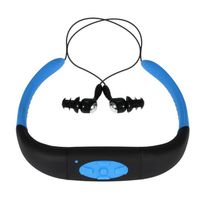 Noise Cancelling Earbuds,Waterproof Sports Headphones with Mic Bluetooth Swimming Neckband Stereo Audio In Ear Car Headphone Driving Sports Neckband (Black Blue) Boens