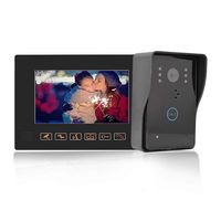 Video Door Phone Intercom Door Bell 9inch Wired Full-Touch Screen Doorbell Door Phone Home Security System, Monitor/Intercom/Unlock/Hand-Free/Multi-Functional/IR Night Vision(US Plug)