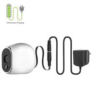 Arlo HD Power Adapter, Arlo Plug Adapter with Charging Cable Cord, for NETGEAR Arlo Security Camera (Weatherproof Indoor/Outdoor)(CR123A Lithium Batteries Replacement)(30 Feet/9 M) Black