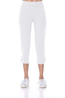 Neon Buddha Women's Standard West Port Capri, White, Extra Large