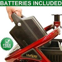 Literider Scooter, PTC, Envy Battery Pack with Batteries Installed - Golden Technologies Model#'s GL110, GL111, GL140, GL141, GP160, GP162 (18 amp)