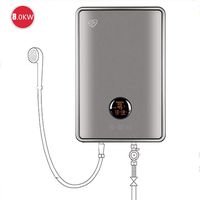 BTSSA Intelligent Tankless Water Heater,School Hotel Bathroom Home Kitchen Shower Heater 8000W 0.7Mpa