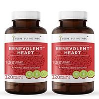 Secrets Of The Tribe - Benevolent Heart, Healthy Heart Formula, Herbal Supplement Blend (2x120 Capsules)