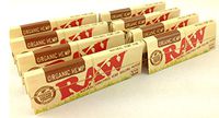 Pack Raw Organic Hemp Natural 1 1/4 Cigarette Rolling Papers 32 Leaves per pack (8, 1 1/4 (32 Leaves per pk))