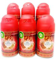 Air Wick Freshmatic Automatic Spray Refill Air Freshener, (6 Pack, Warm Apple Crisp)