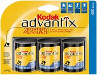 Kodak Advantix 400 Speed 25 Exposure APS Film - 3 Pack