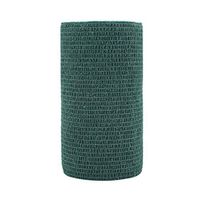 COMOmed Self Adherent Cohesive Bandage Latex FDA Approved 4"x5 Yards First Aid Bandages Stretch Sport Wrap Athletic Tape for Wrist Ankle Sprain and Swelling,Dark Green(3 Rolls)