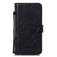 Samsung Galaxy S10 Case Flip PU Leather Shockproof Wallet Phone Cases Embossed Lovely Bear Folio Slim Fit Magnetic Protective Cover TPU Bumper with Stand Card Holder Slots for Samsung Galaxy S10 black