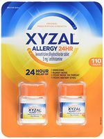 XYZAL Allergy 24 Hour 110 Tablets