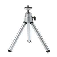 wumedy Adjustable Tripod Phone Holder Extendable Stand Aluminum Alloy Self-Timer Mount Tripods (Only Tripod),Silver