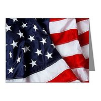 Note Card US American Flag Waving HD